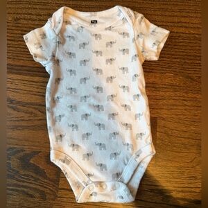 Hudson Baby Gray Elephant Bodysuit